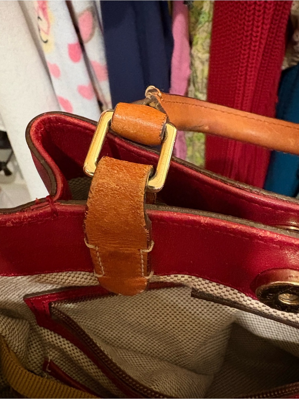 Dooney & Bourke | Barlow Satchel | Dark Red - Picture 15 of 16